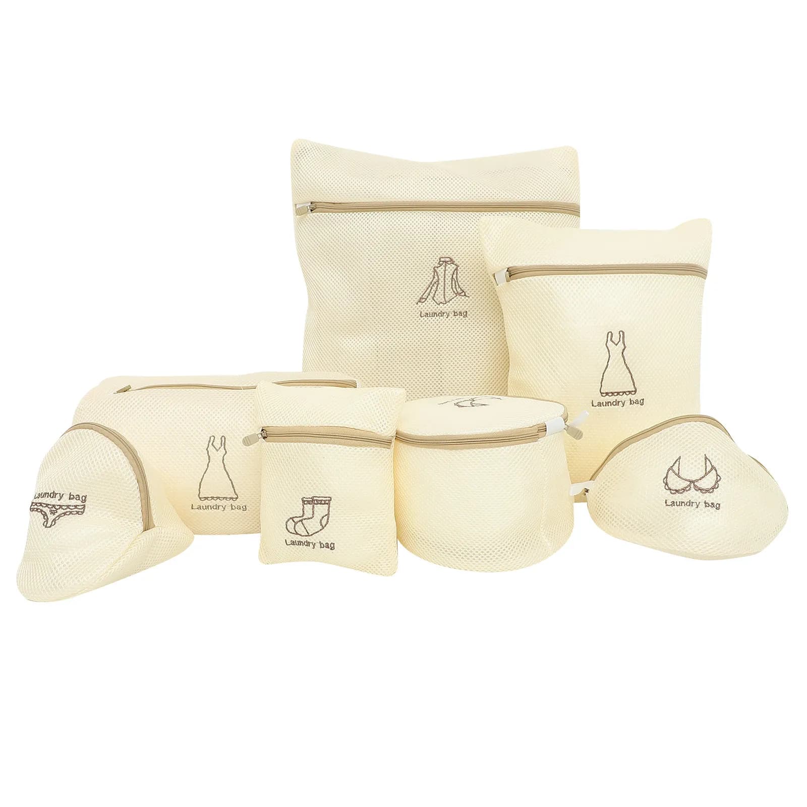 Set di 1 Sacchetto Premium in Rete di Poliestere per Lavaggio Delicato di Calzini, Biancheria Intima, Reggiseni, Vestiti per Neonati - Ideale per Viaggi e Lavatrice