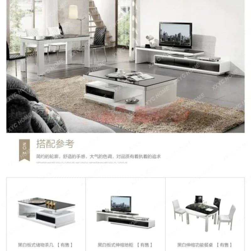 X-S Coffee table Living room side cabinet Dining side cabinet TV monitor stand TV cabinet HG
