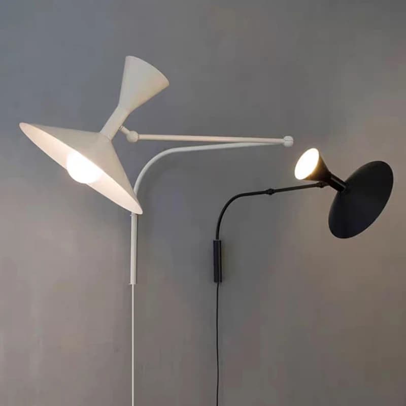 Lampade da parete a LED lunghe industriali Lampada da parete in marmiglia da comodino Camera da letto interna Soggiorno Decorazioni per la casa Lampada da decorazione per la casa montata