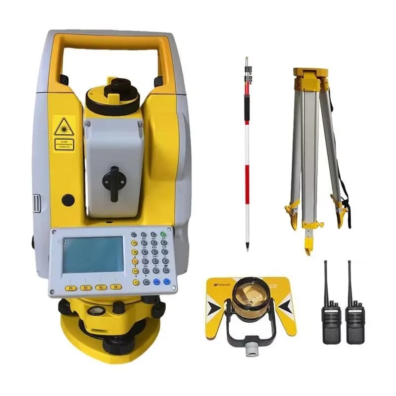 English Voice R1000 Topographic Station for 2 Inch Precision Buildings Total Station for Total Topography NTS 332R10
