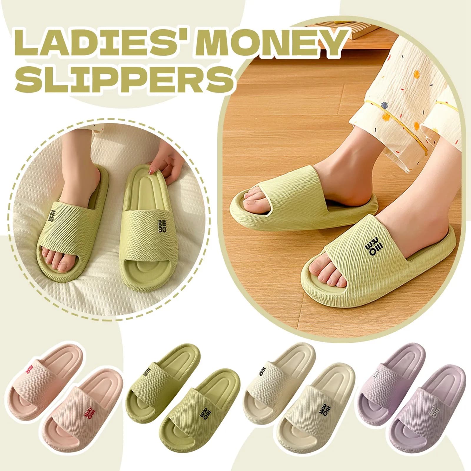 House Summer Sandali tinta unita Soggiorno interno Scarpe con fondo spesso per uomo e donna Scarpe da bagno antiscivolo