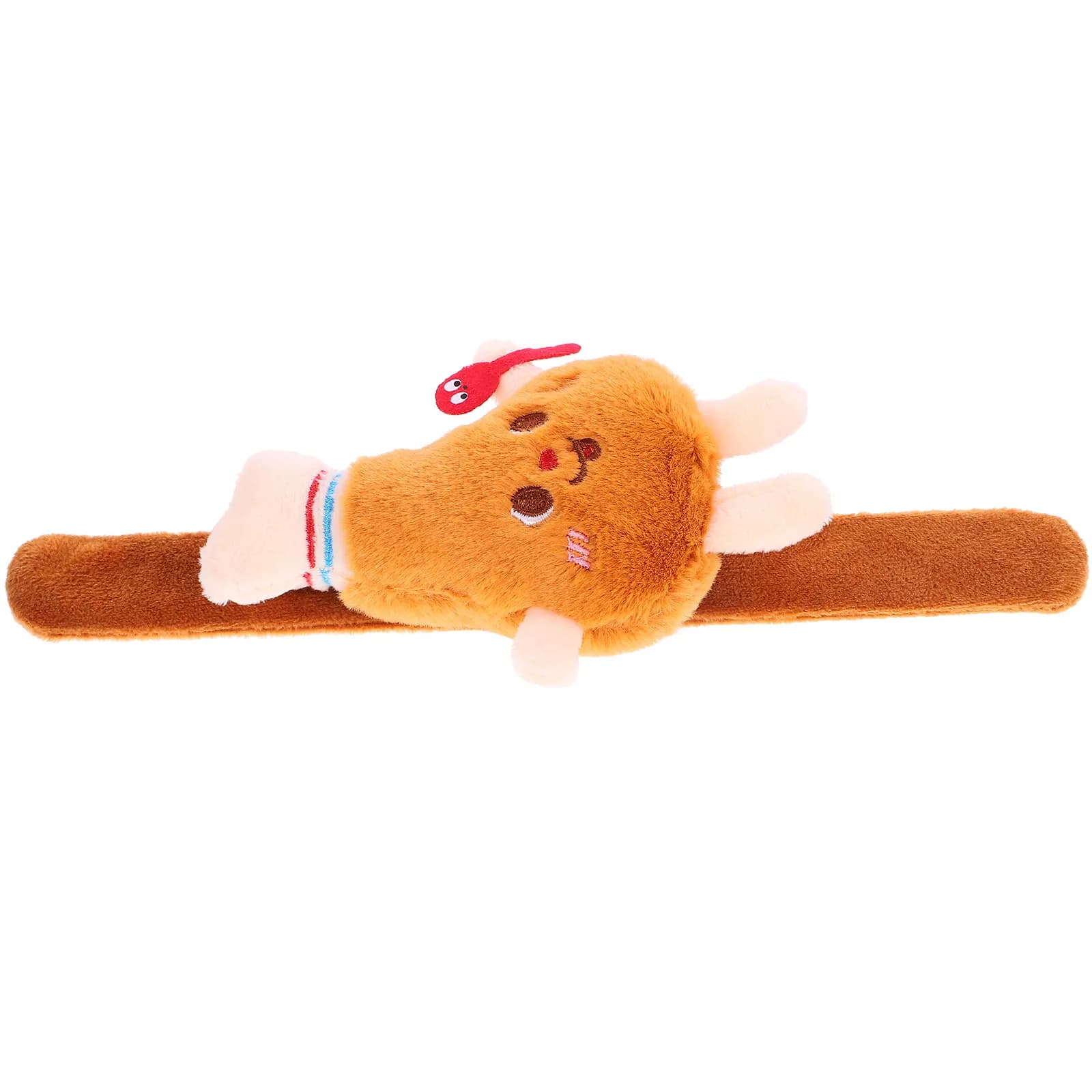 Chicken Leg Shaped Slap Bracelet Easy Wrist Comfortable Rounded Edges Fade Resistant Party Slap Bands Festive Gift