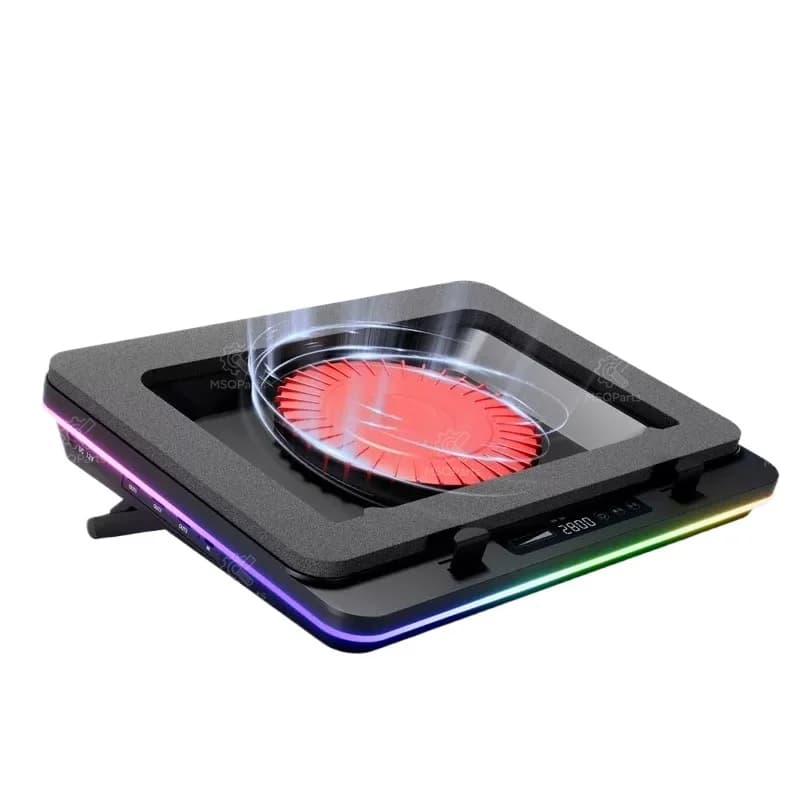 Laptop Cooler Air Pressure Cooling Pad 14CM Fan Dustproof Base Bracket 36W Power Supply Air Cooling Stand for Notebook Laptop