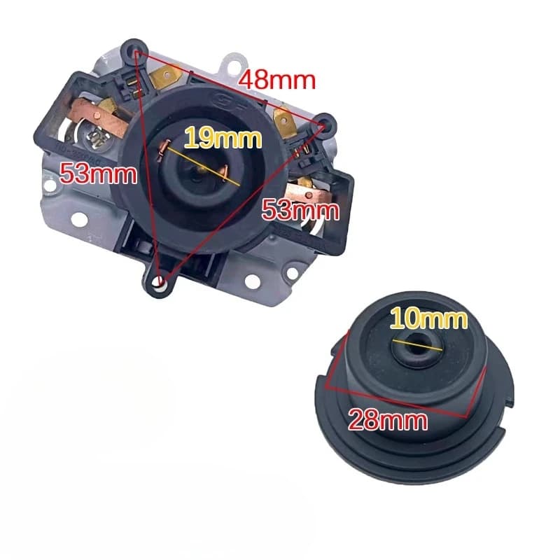 Suitable for electric kettle base coupled thermostat dual temperature control switch