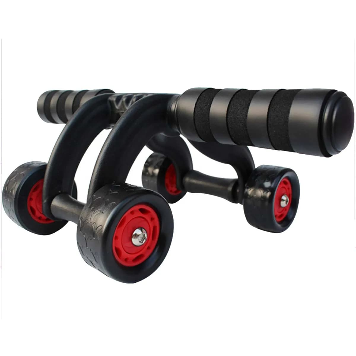 Abdominal roller wheel with 4 wheels Training at home Abdominal wheel Central training equipment to strengthen abdomen Train for gym exercises at home