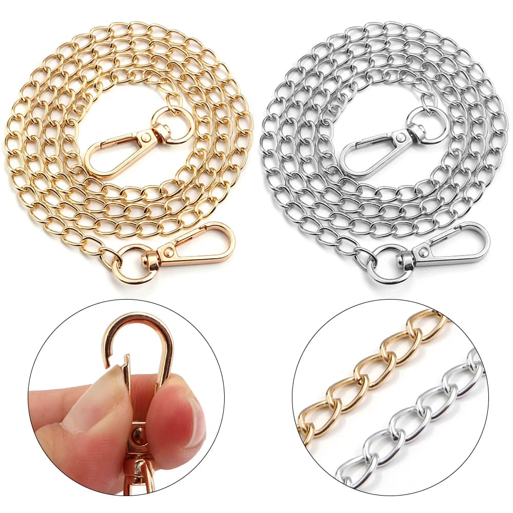20-120 cm Chain Bag Shoulder Bag Shoulder Bag Chain Shoulder Bag Spare Shoulder Straps DIY Chain Belt Women's Bag Accessories