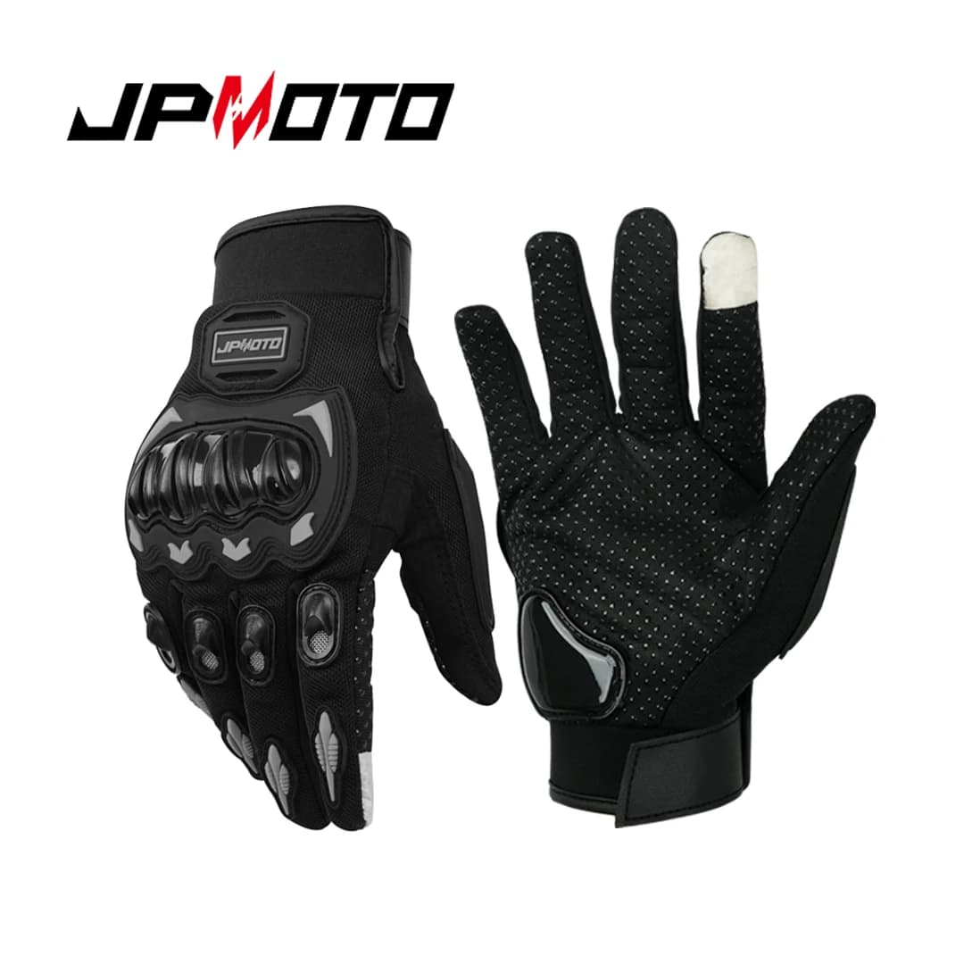 Guanti da moto, guanti touchscreen resistenti all'usura per tutti i tipi di dita, guanti essenziali per la guida all'aperto.