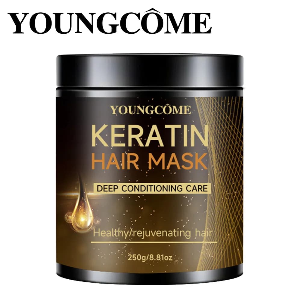 250g Hair mask Oil Quick repair Hair damaged cracks Soft smooth Glossy Hair conditioner Straightening Keratin hair mask