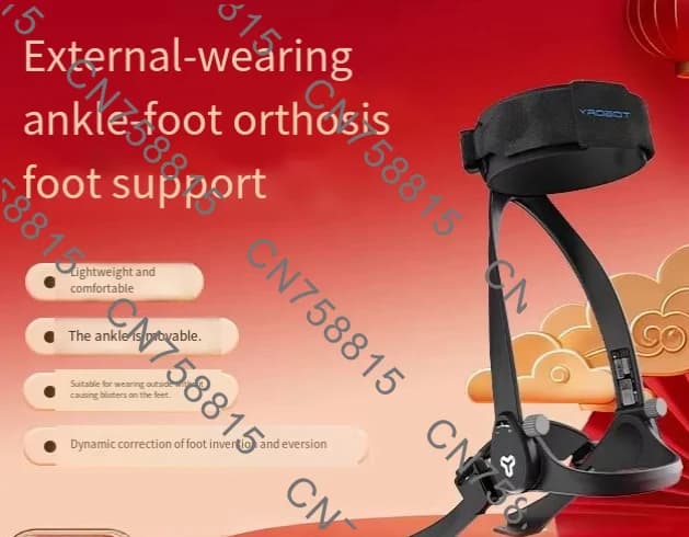 Ortesi per caviglia e piede per allenamento post ictus, 1 pezzo, supporto per piede, protezione per piede con inclinazione, varo e valgo