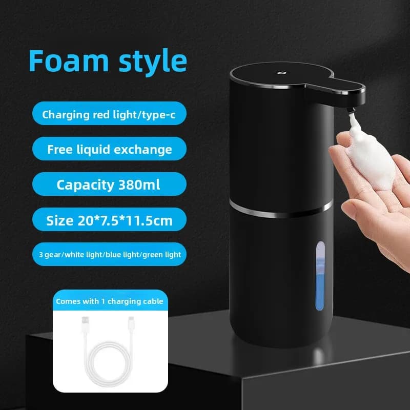 Dispenser Automatico di Sapone e Igienizzante per Mani, Montaggio a Parete, Universale per Detergente