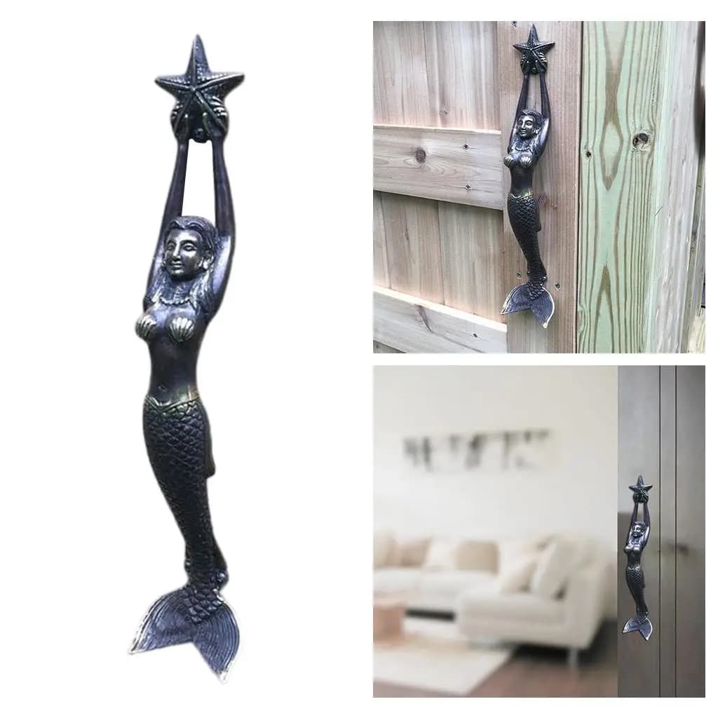 Maniglie per mobili a sirena in resina antica Manopole per cassetti vintage Maniglie per porte dell'armadio Maniglia per mobili europei Hardware