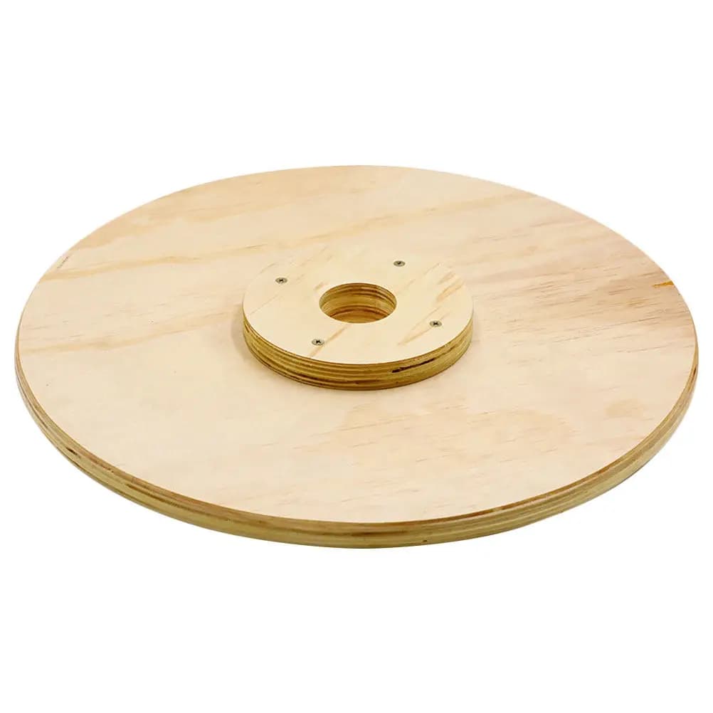 Wood Weight Plates Change Bumper Plates Hole-Free Easy Assembly Barbell Weights Suitable for Rehab Training Fitness Use