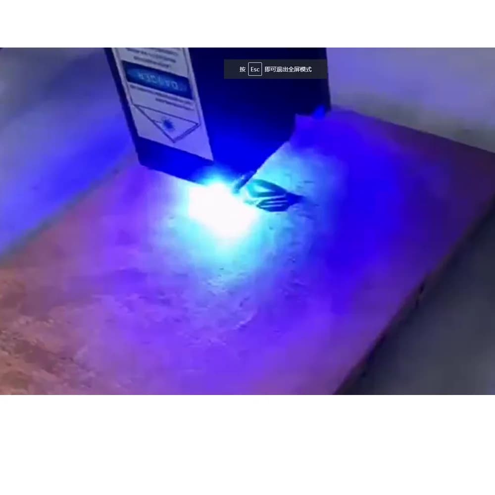 Lunghezza focale regolabile 450nm 3,5w Modulo laser per incisione e taglio a luce blu