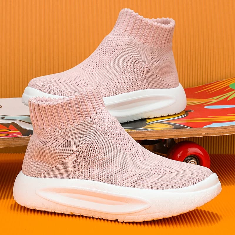 Sneakers per bambini ragazzi ragazze Running Sneakers Walking Light Mesh traspirante scarpe Casual calzino scarpe da ginnastica sportive antiscivolo scarpe da bambino