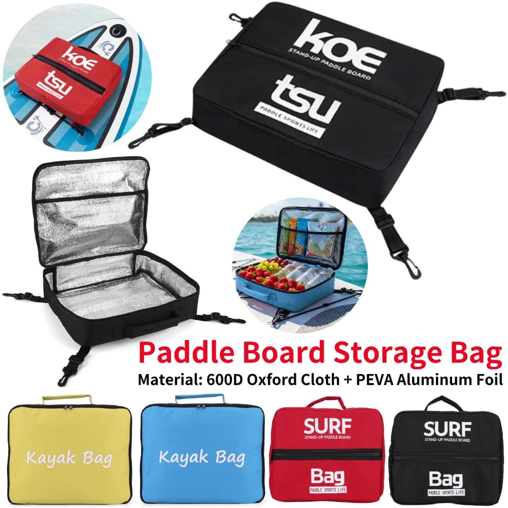 Waterproof Paddle Board Bag Portable Surf Deck Bag With Adjustable And Fixed For Kayak Paddle Board Outdoor Surfing Accessories