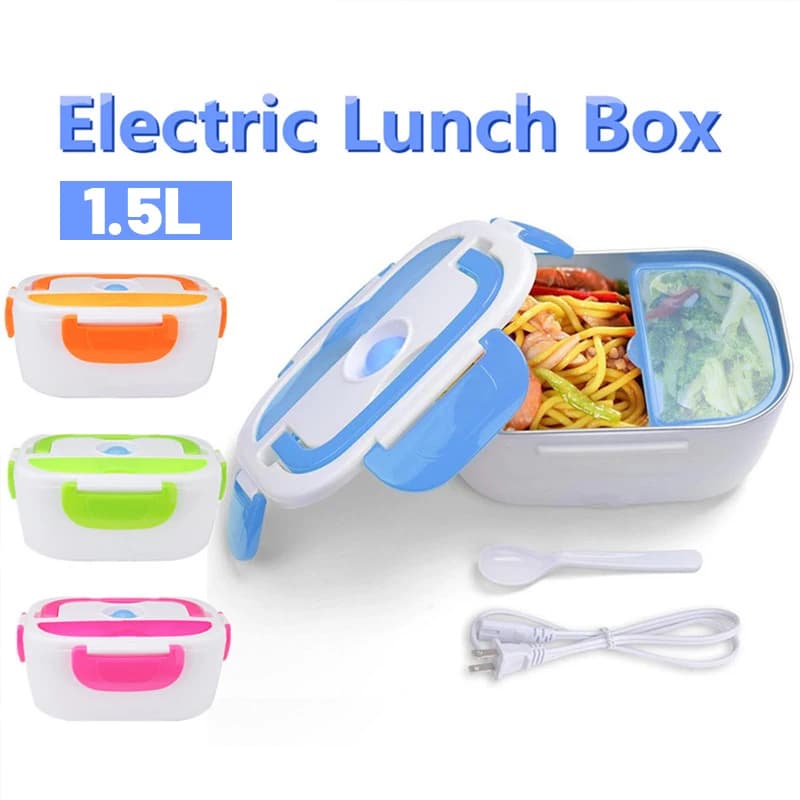 Scatola per il pranzo riscaldata elettrica portatile da 1,5 litri contenitore per scaldavivande da 110V scatole per Bento per scatola di riscaldamento per il riscaldamento degli alimenti per Picnic della scuola dell'auto