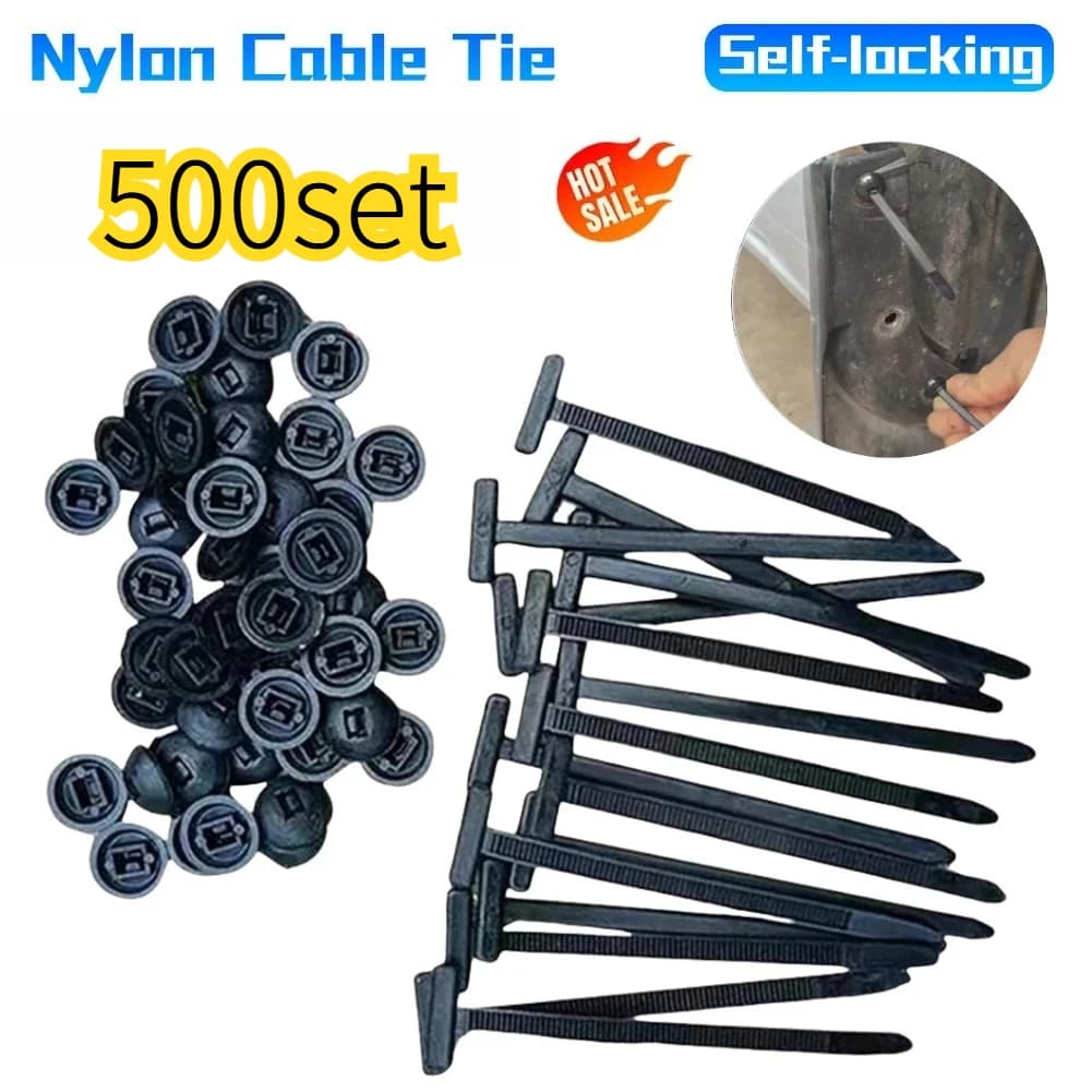 10-200PCS Fascette per cavi in nylon di plastica autobloccanti Fascette per strumenti per auto universali Fascette multifunzione con cerniera Accessori per auto
