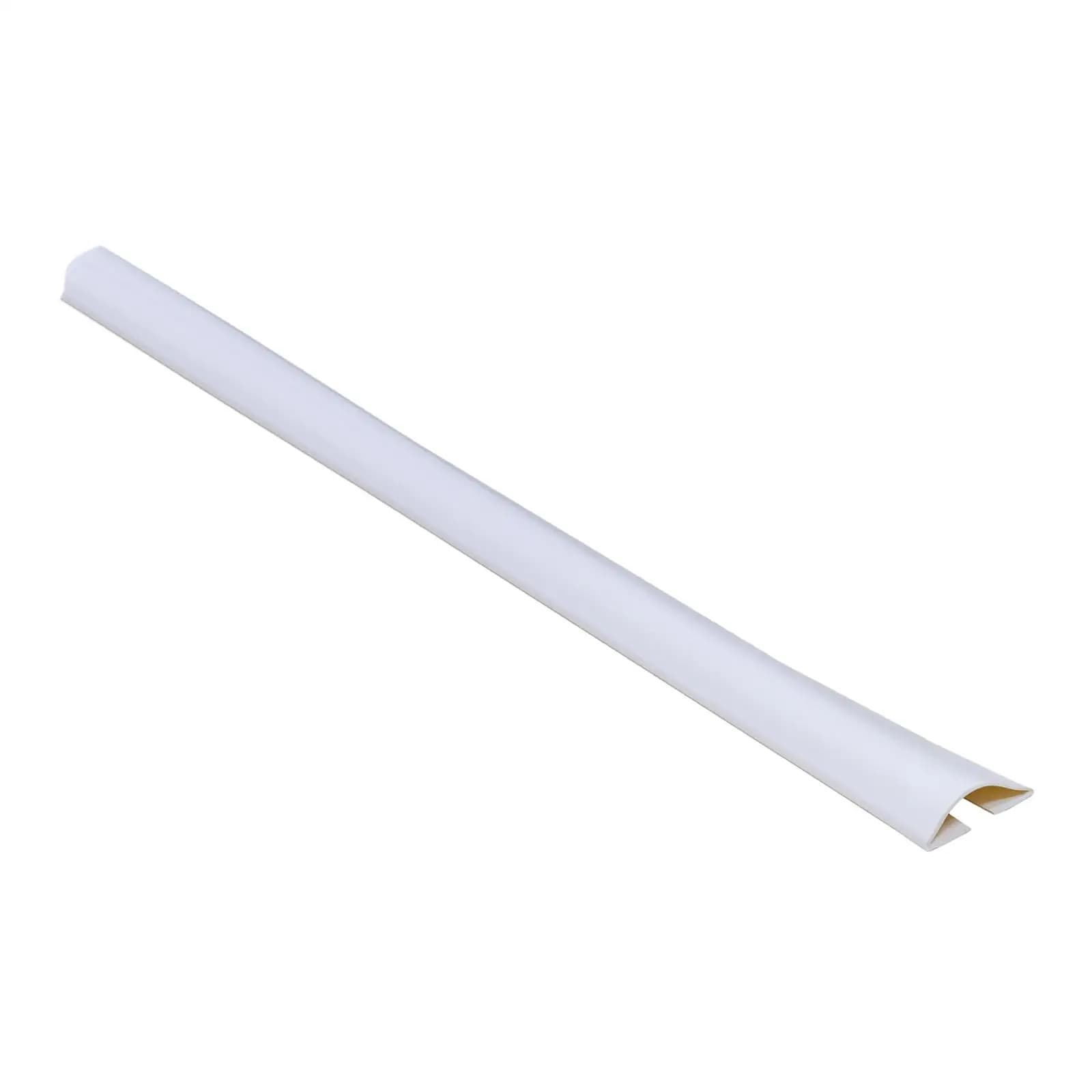door Bottom Seal Strip Draft Guard PVC Dust Blocker Weather Stripping 35inch Self Adhesive for Large Gap Insulation