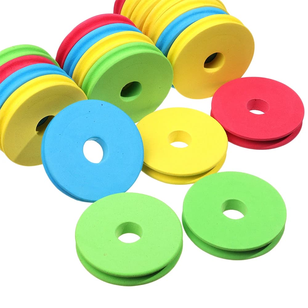 20 pcs foam coils EVA line wrapping portable carp rim tool fish spool outdoor fishing equipment accessories 4.5/7cm