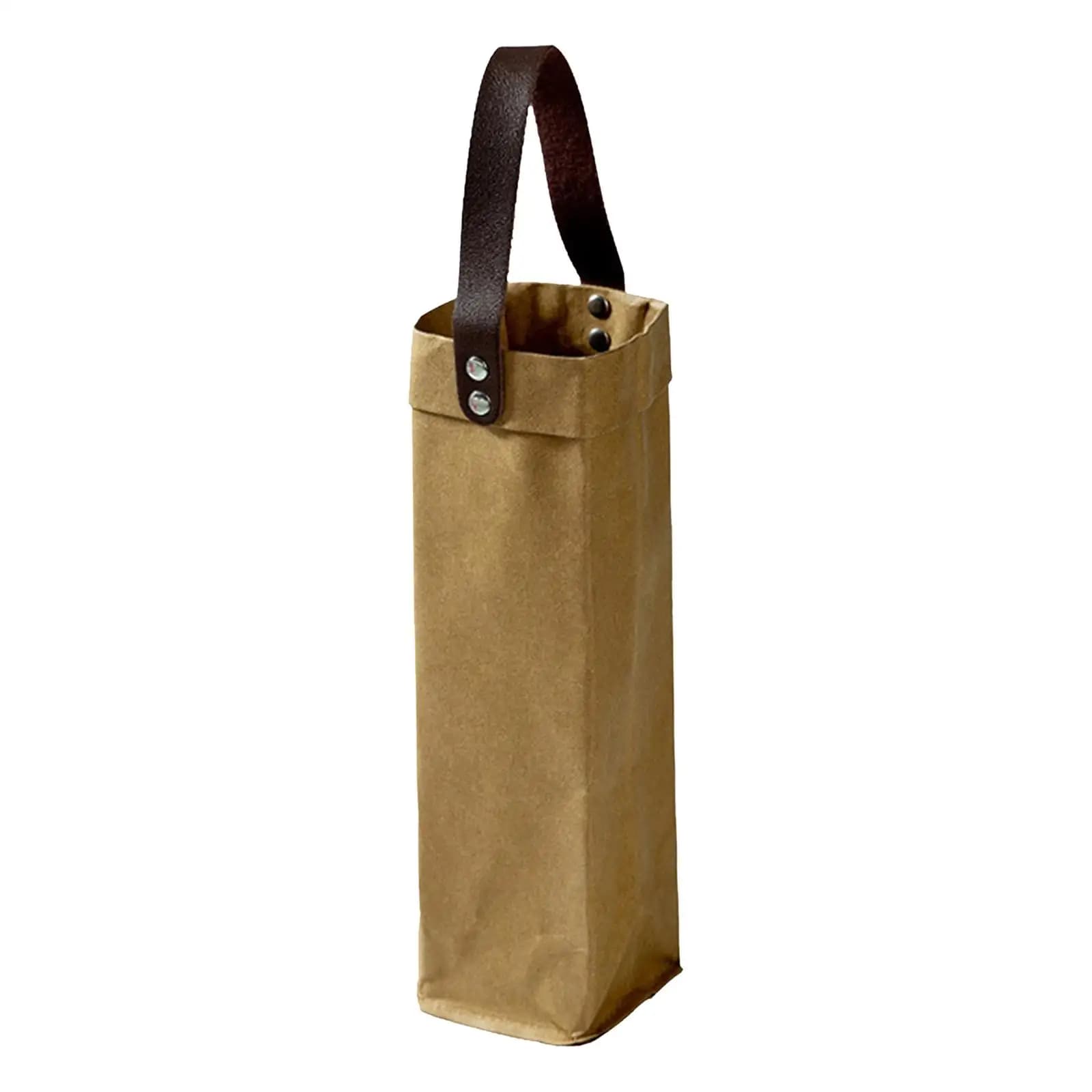 Reusable Kraft Paper Bag Grocery Bags Retails Bags for Wedding Thanksgiving Gift