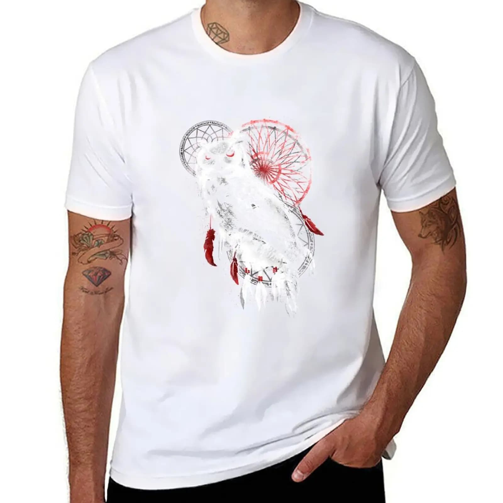 Dream Catcher T-Shirt mens graphic t shirts man t shirts cotton T-Shirt