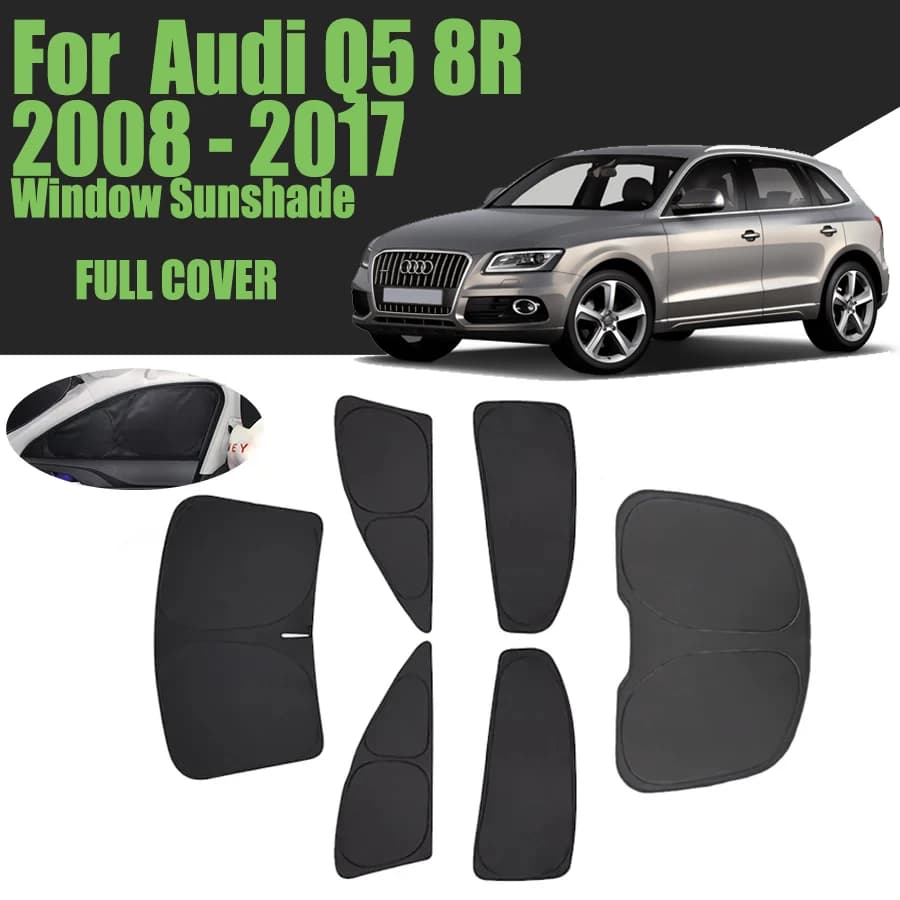 Parasole personalizzato per finestrino dell'auto per Audi Q5 8R 2008 - 2017 copertura completa Privacy tenda cieca parabrezza anteriore 2010 2012 2013 2015 2016