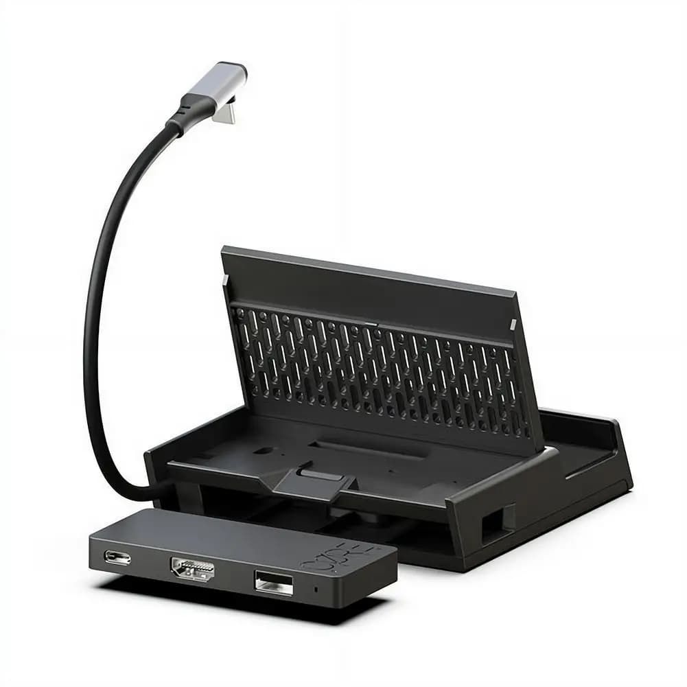Supporto Docking Station per XBOX X Ally/Skull & Co. Steam Deck/ROG con Hub USB C Rimovibile e Adattatore di Espansione - Accessori