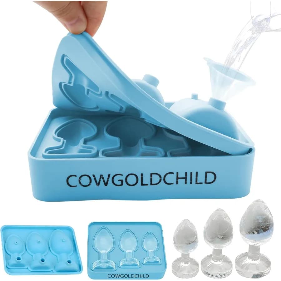Stampo per vassoio per cubetti di ghiaccio - Vassoi per cubetti di ghiaccio in silicone Forme per accessori per tazze St Palline di ghiaccio artigianali Fre con coperchio Ombra per adulti Divertimento Whisky
