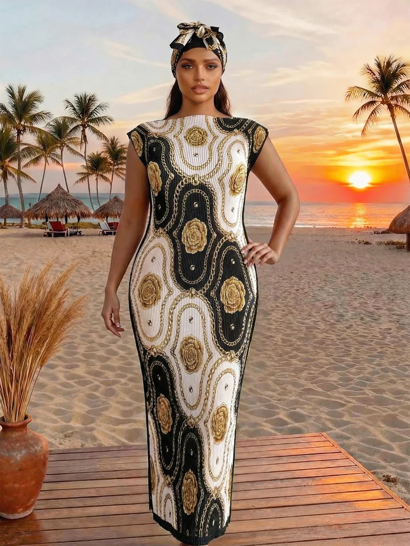 Elegant African Traditional Long Scarf for Women, Luxurious Kaftan of Dubai, Abaya, Sera Dress, Beach Copricostume