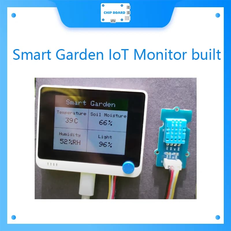 Smart Garden IoT Monitor built with Wio Terminal