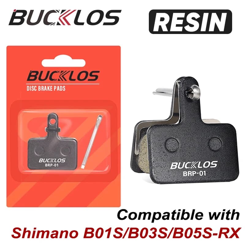 BUCKLOS Mtb Pastiglie Freno A Disco Resina Bicicletta Pastiglie Freno Idraulico per Shimano B01S/B03S/B05S-RX Mountain Bike Ciclismo Accessori