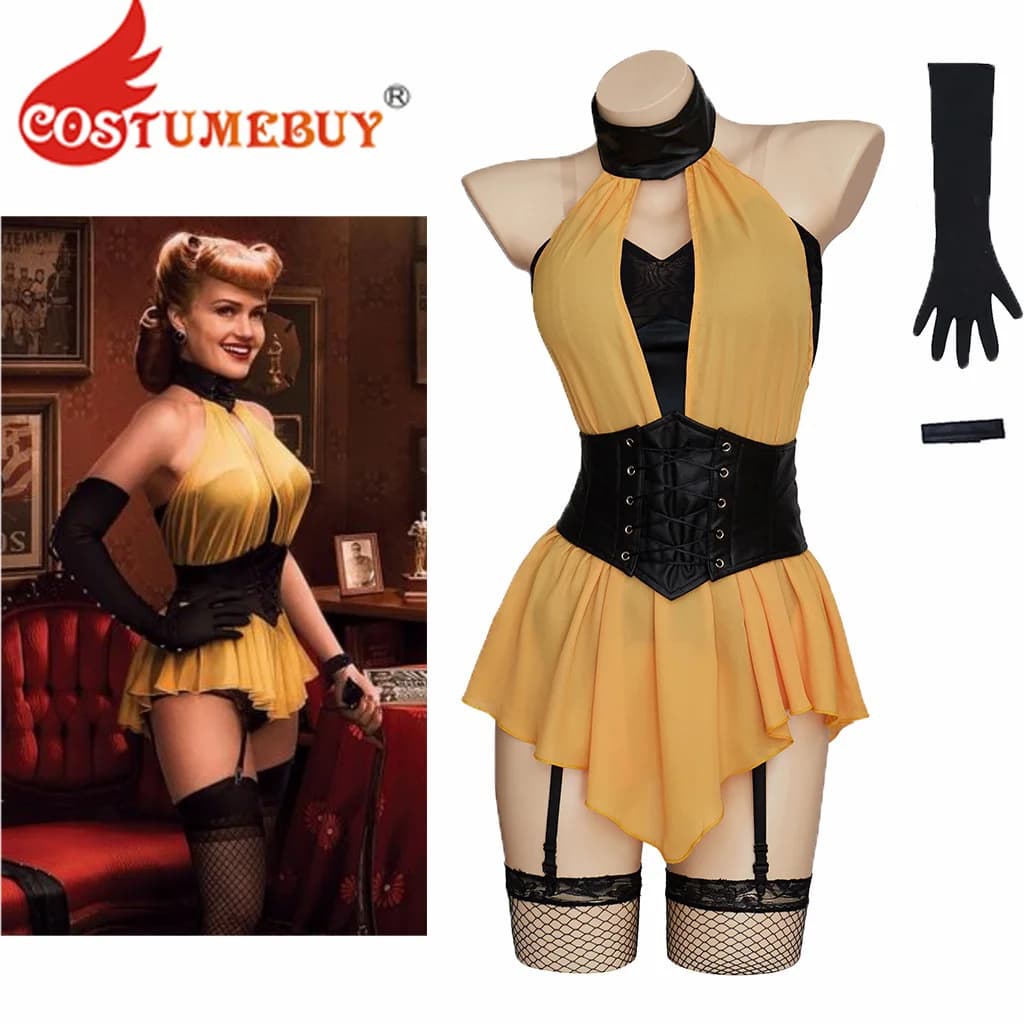 Sally Jupiter Costume Cosplay donna Sexy tuta vestito abiti con calze supereroe femminile Costume di Halloween