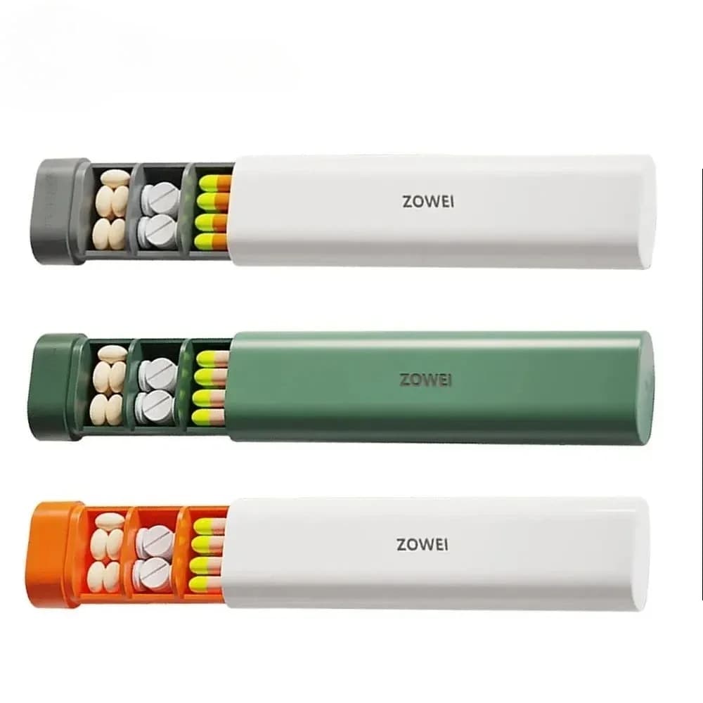 Weekly organizer for travel pills, small and cute pills for 7 days for vitamin supplements, nice container for medicines