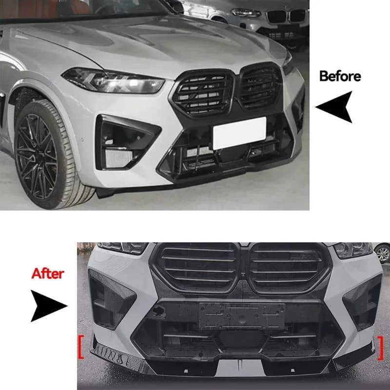 Superior MP Style Gloss Black Front Lip Spoiler Bumper Diffuser