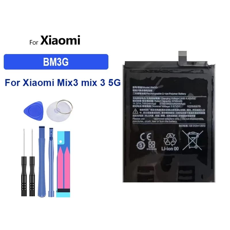 BM3G 3700mAh Replacement Battery for Xiaomi Mix3 Mix 3 5G Portable Mobile Phone Batteries Warranty + Track Code