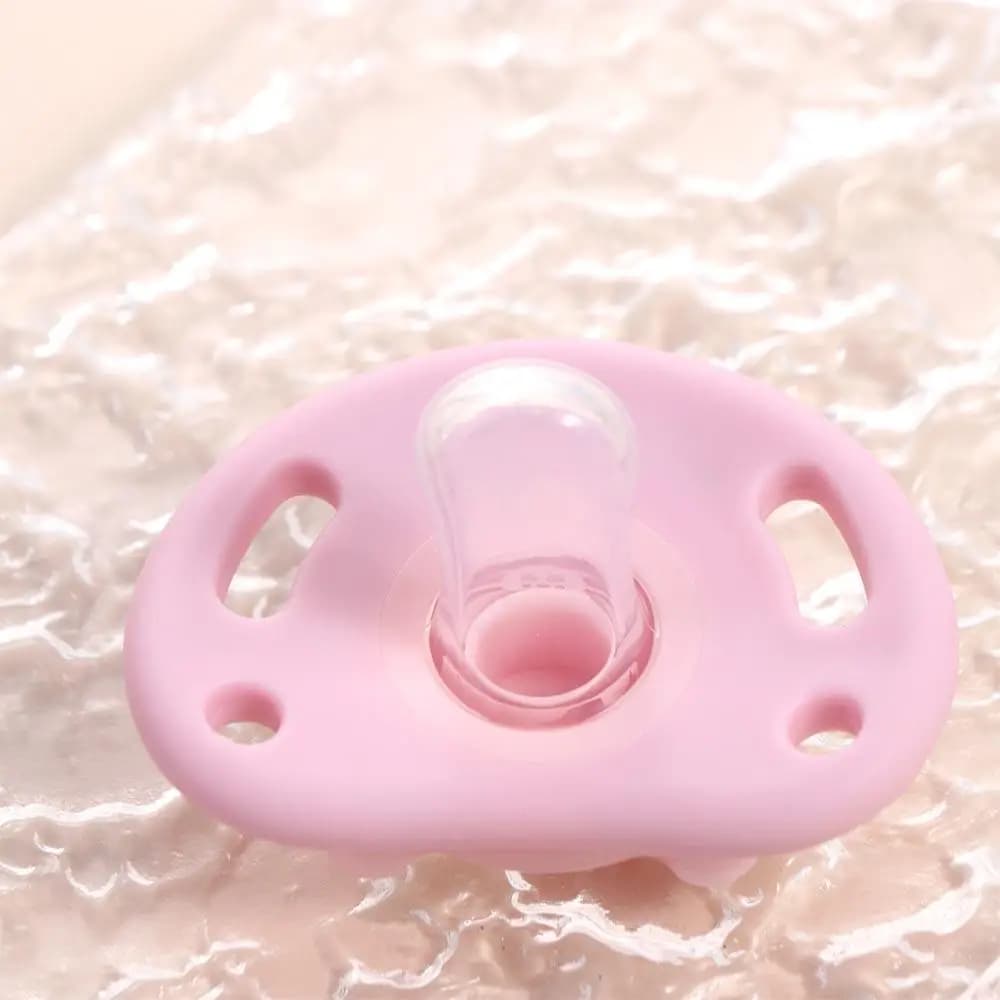 Comfort Forniture per morso neonato Regalo per bambini Capezzoli per succhietto a testa tonda con scatola di immagazzinaggio Ciuccio per bambini in cartone animato Capezzolo per dormire infantile