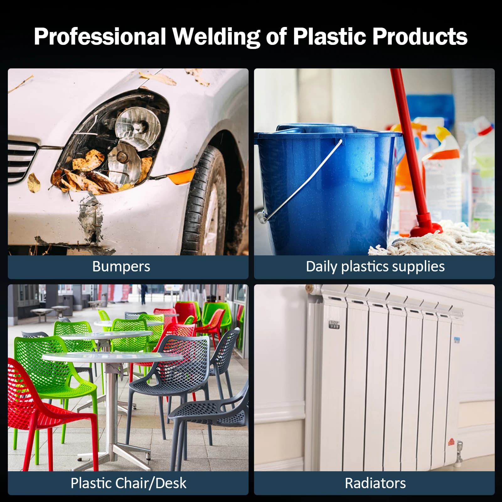 Welding Machine Hot50W Plastic Kit Plastic Welding Torch Heat Gun Soldering Iron Car Bumper Repair Tool