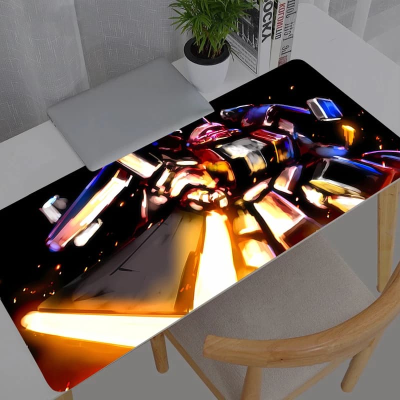 Tappetino per mouse e tastiera Varmilo, accessori da gaming anime, tappetino da scrivania XXL Mobile Suit Gundam per gamer