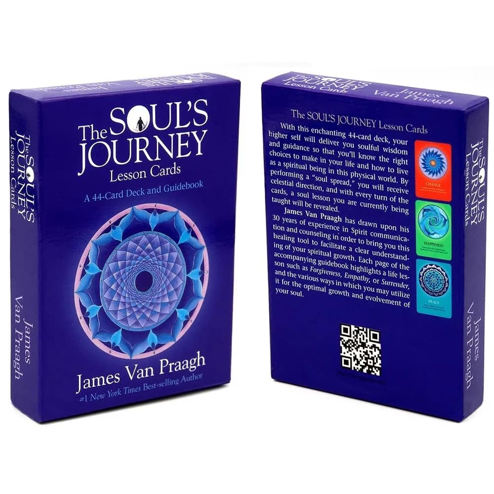 Carte per lezioni di The Soul's Journey: un mazzo da tavolo dei tarocchi con guida a 44 carte