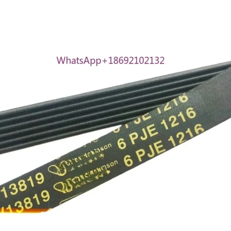 Suitable for Haier Drum Full Self Washer Belt V13819 6PJE1216 Elastic Multi-Wedge Drive Belt