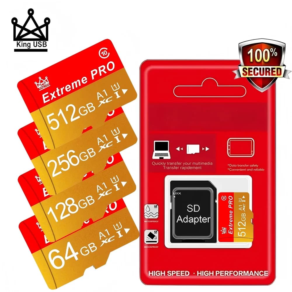 Class Drone Micro 32/64/128/256/512gb High Speed Uhs-i Camera Memory Tf Flash Card Fast High Quality U3 Class 10 Premium Durable