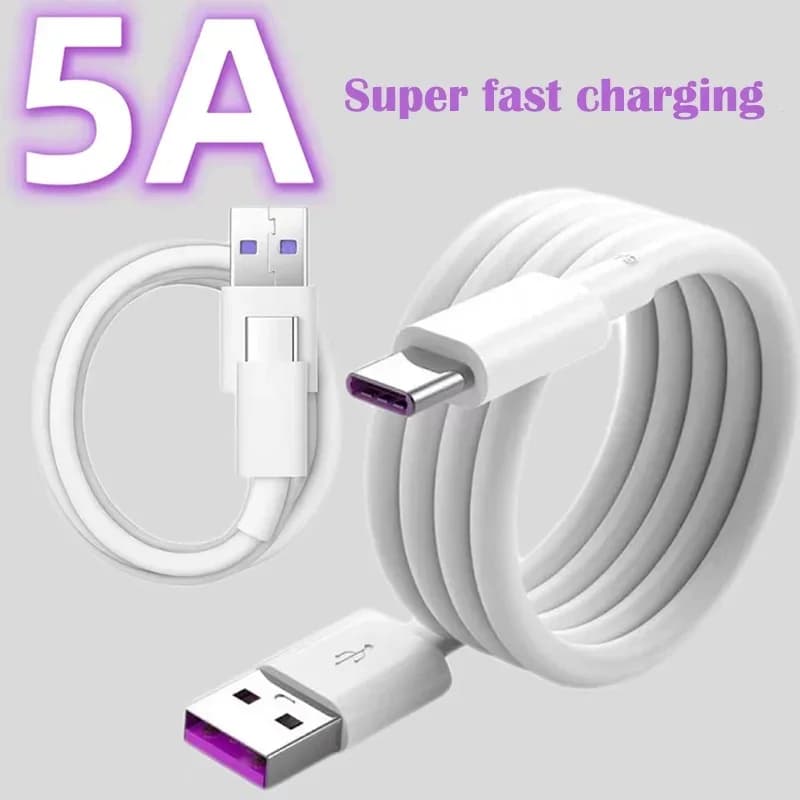 1/10 pzUSB Tipo C Cavo 5A Cavo di Ricarica Veloce Del Telefono Mobile Micro USB Fili Cavo Per Xiaomi mi 11 Samsung Cavo di Ricarica Dati cavo