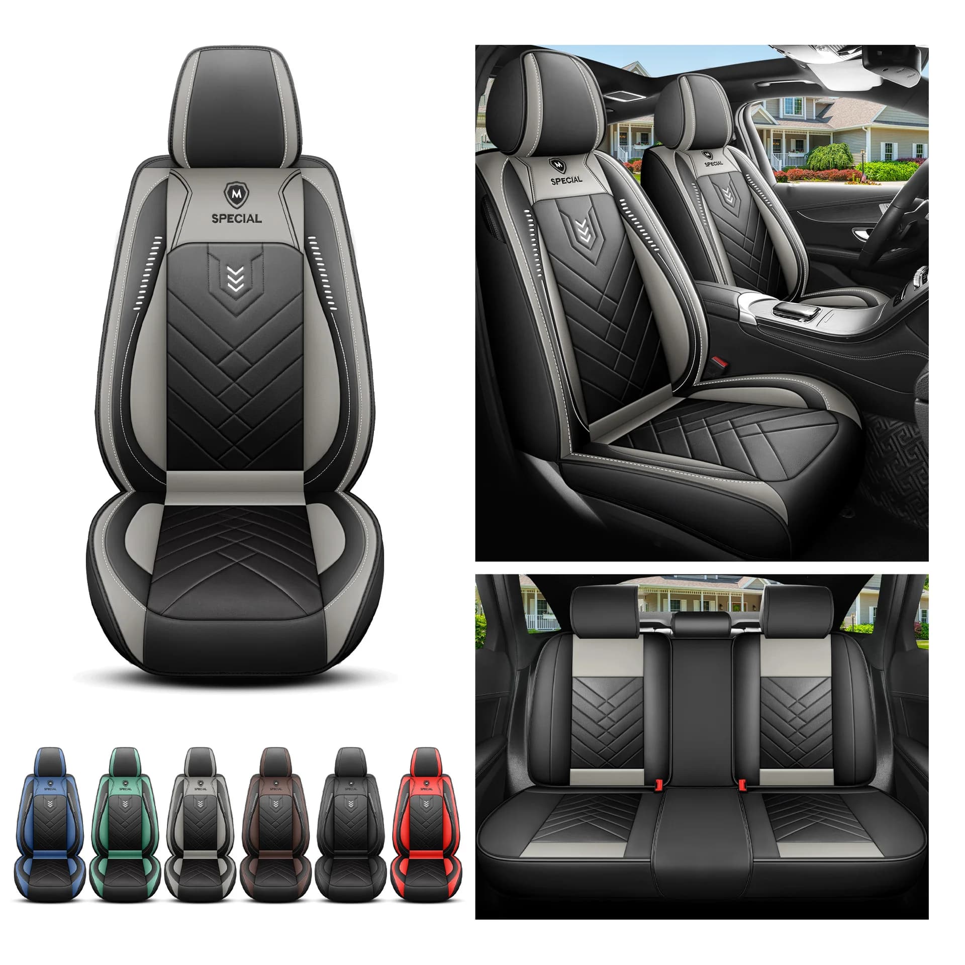 Luxury Cushion Universal Car Seats for Hyundai Tucson IX35 Crete HB20 Solaris Santa Fe Niro Interior Car Accessories