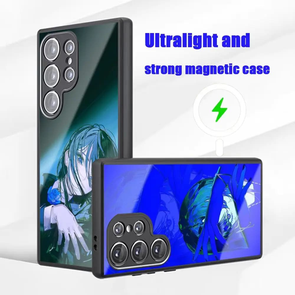 Ado Hot Virtual singer Cool Phone Case For Samsung S26 S25 S24 S23 S22 S21 S20 Plus Ultra Glass Magnetic Case