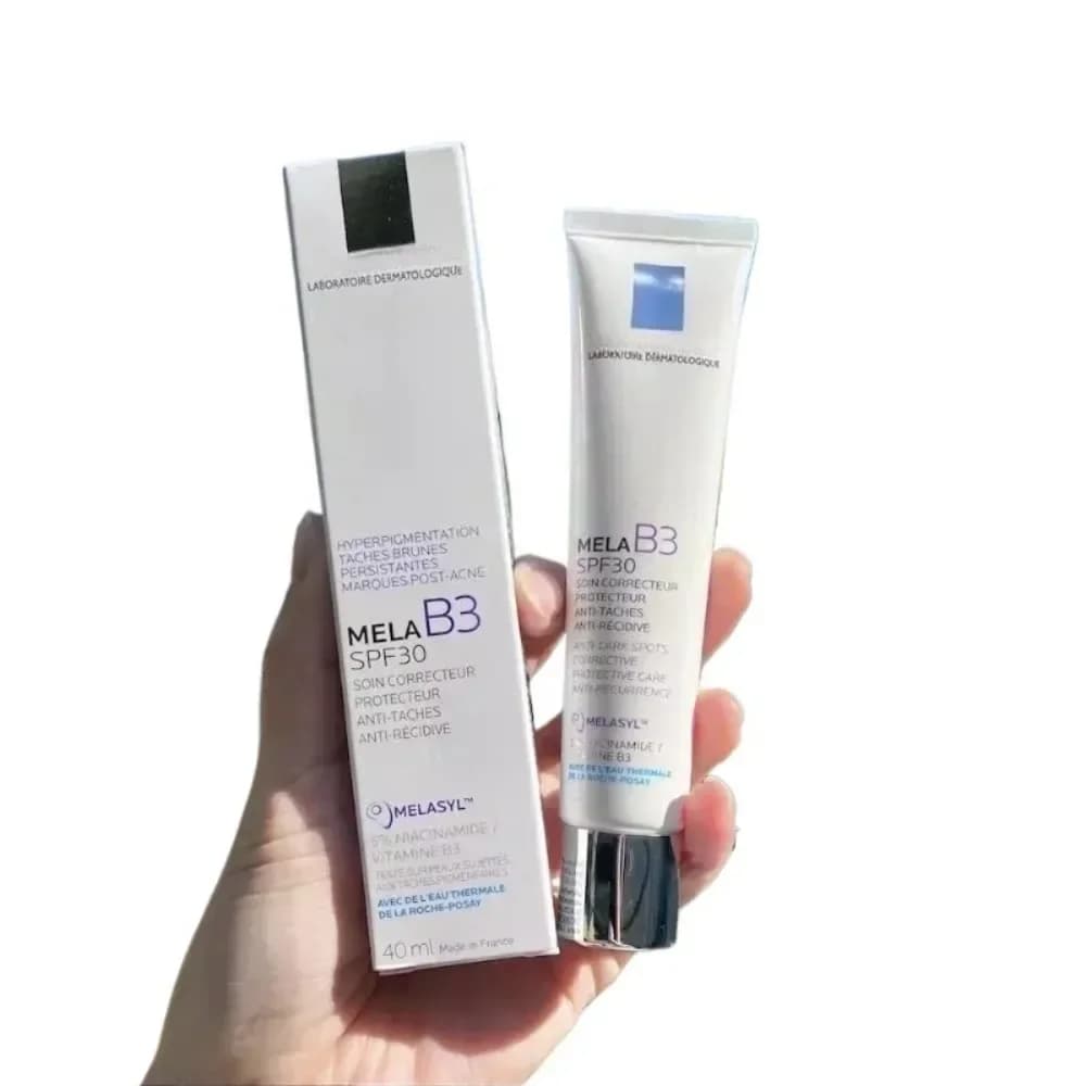 B3 Crema isolante al latte isolante al niacinamide Macchie chiari, schiarente, lavaggio, 40 ml SPF30