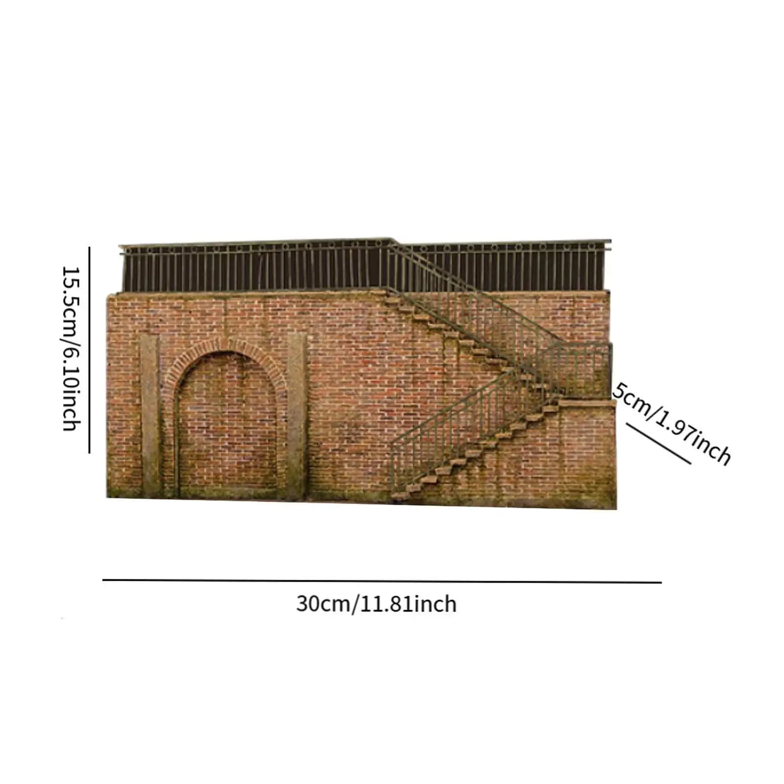 1/35 Building Model Kit DIY Scene Open Air Workshop Wood Foam Sand Table Architecture Model Micro Landscape Scenery Layout