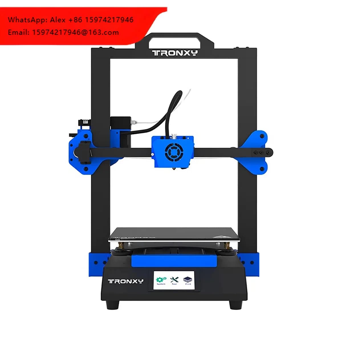 Tronxy XY-3 SE 3D Printer High Precision Desktop Large Size Double Cooling Fan For Home Student DIY Parts