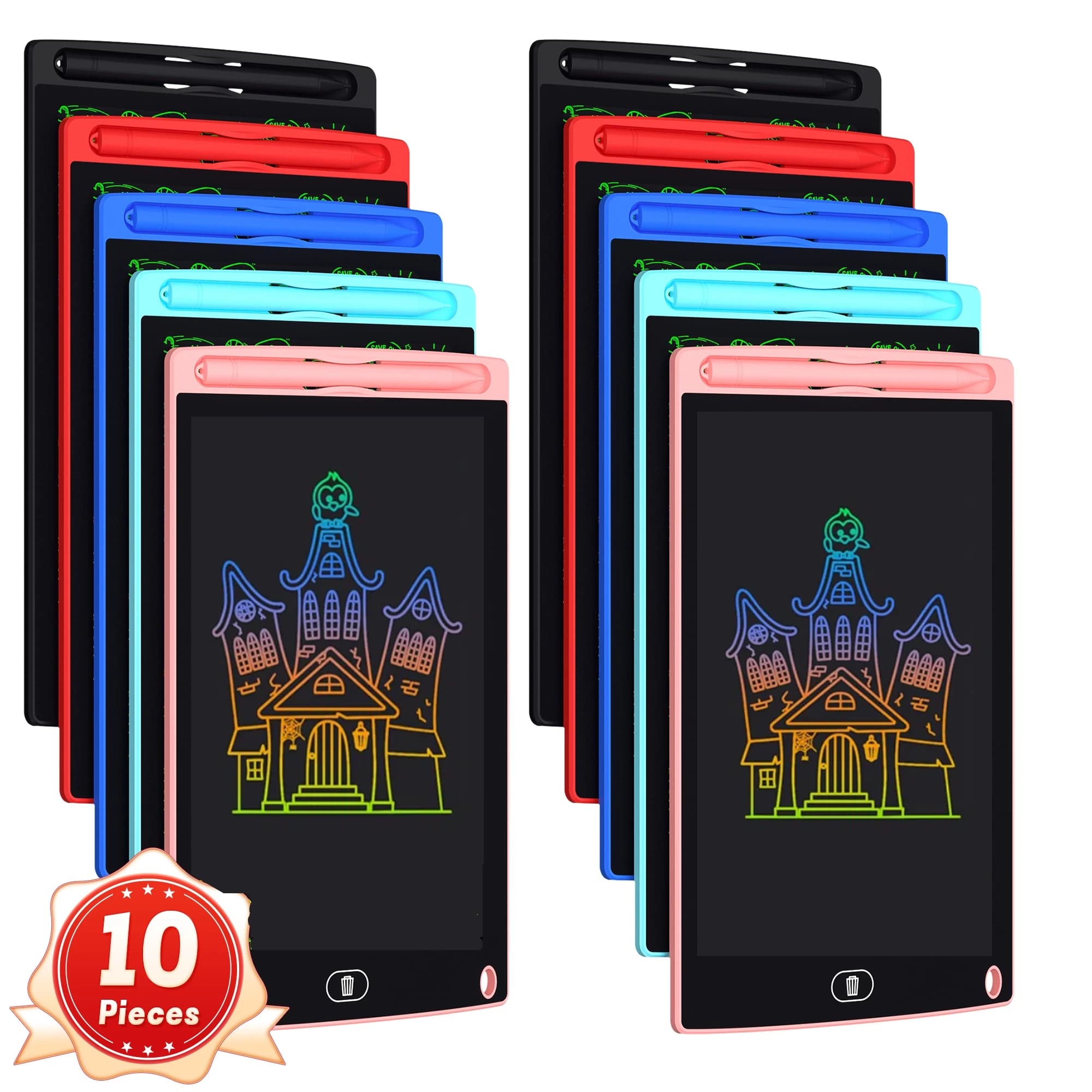 10 8.5 inch LCD writing tablets, reusable electronic drawing table for children aged 3 to 10 years, fun educational gift