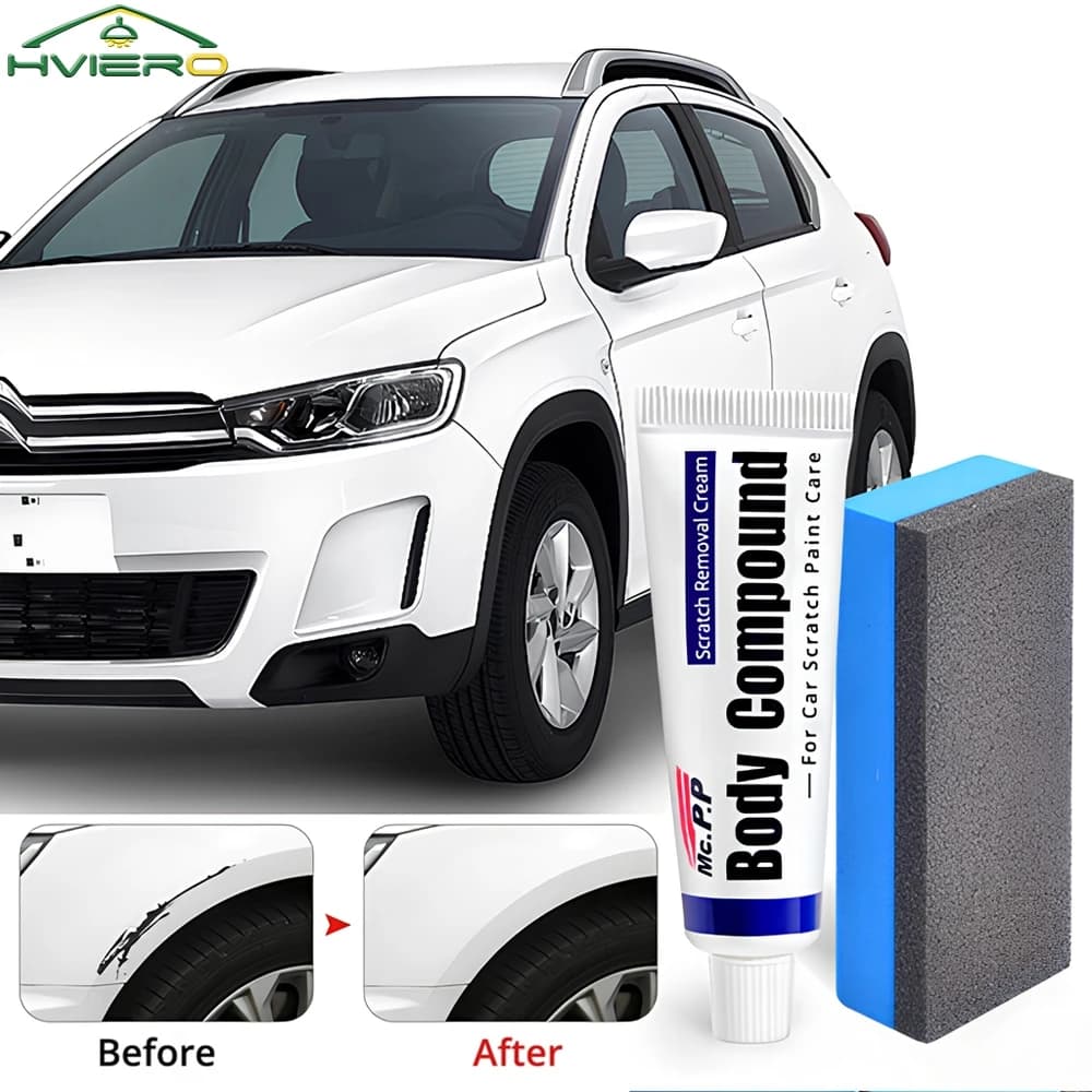 1X Cura della vernice MC308 Set di pasta Cera Styling Rondelle per auto Corpo Rettifica Composto Scratch Car Polish Vernice Shampoo Strumento di pulizia automatica