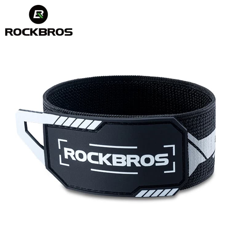ROCKBROS Cycling Bike Trousers Clip Belt Reflective Safety Sports Trousers for Running Bike Strap Equitation Strap Ankle Support